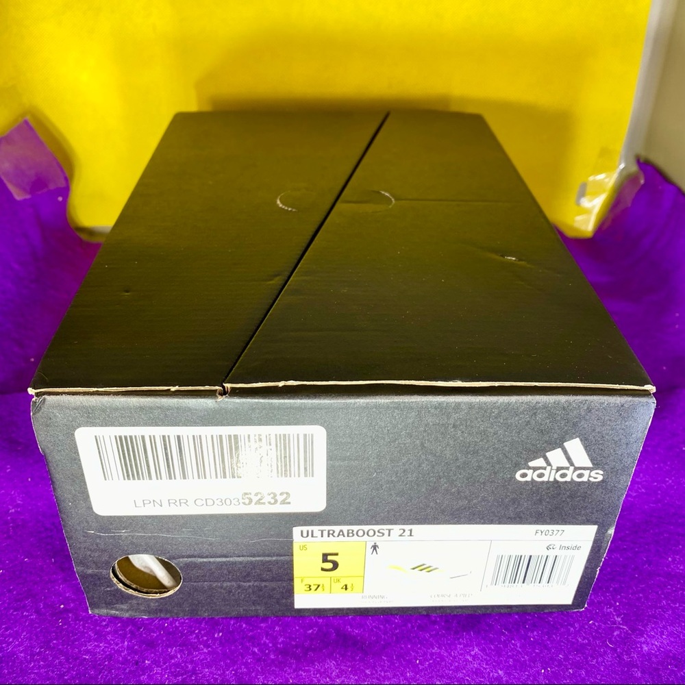 New adidas Ultraboost 21 Running Shoe FY0377 Men’s Size: 5 Women’s 6.5 - Picture 10 of 13